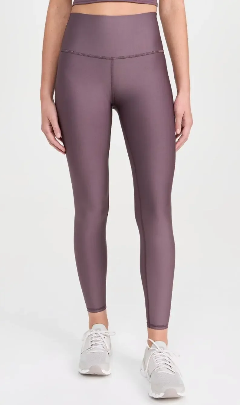 Alo 7/8 Airlift High Waist Leggings Raisinette Purple Small